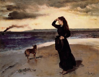 Farewell at the Seafront by Alfred Emile Stevens